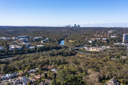 Aerial Image of NORTH RYDE