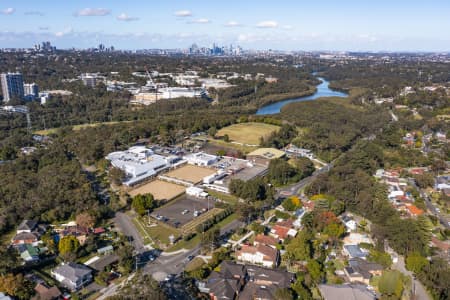 Aerial Image of NORTH RYDE