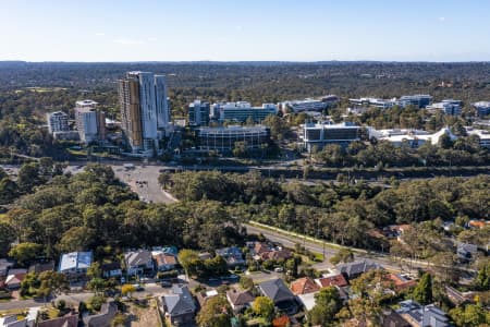 Aerial Image of NORTH RYDE