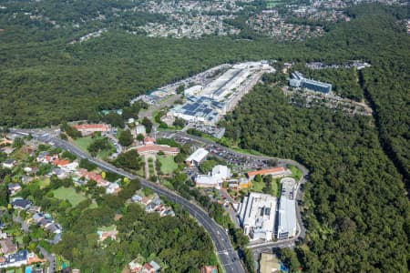 Aerial Image of JOHN HUNTER HOSPITAL
