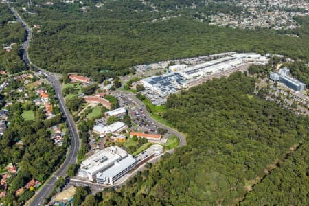 Aerial Image of JOHN HUNTER HOSPITAL