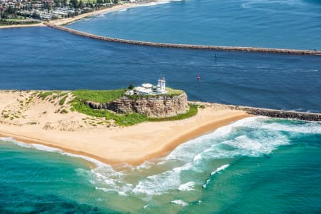 Aerial Image of NOBBYS HEAD NEWCASTLE