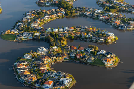 Aerial Image of CLEAR ISLAND WATERS