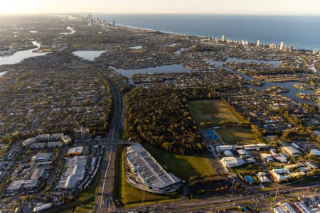 Aerial Image of BURLEIGH WATERS