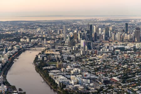 Aerial Image of South Brisbane