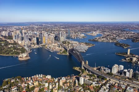Aerial Image of KIRRIBILLI TO THE CBD