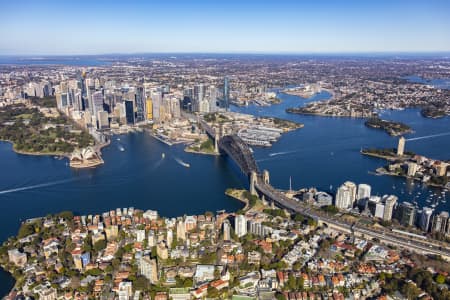 Aerial Image of KIRRIBILLI TO THE CBD