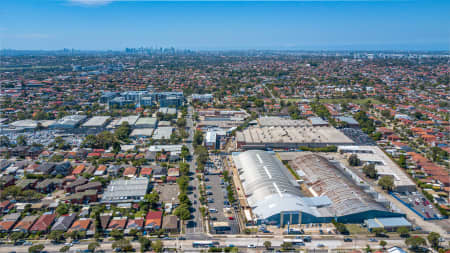 Aerial Image of CLEMTON PARK LOOKING AT CBD