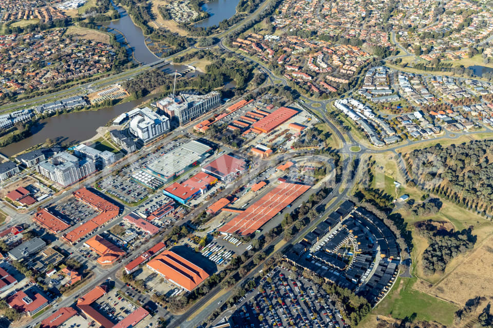 Aerial Image of Tuggeranong Bus Depot Scollay St Greenway