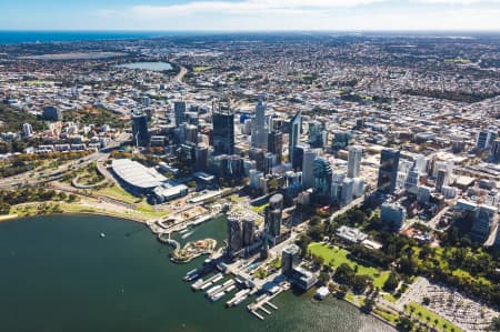 Aerial Image of PERTH CBD