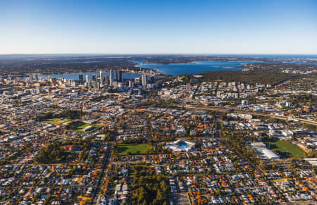 Aerial Image of NORTH PERTH