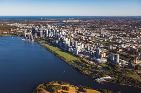 Aerial Image of EAST PERTH