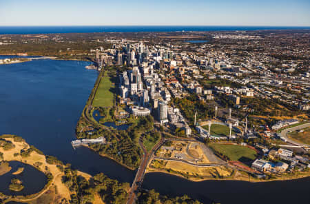 Aerial Image of EAST PERTH