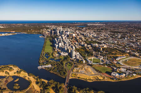 Aerial Image of EAST PERTH