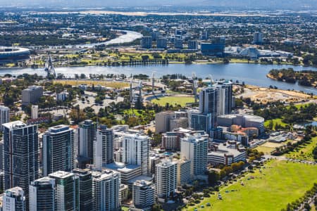 Aerial Image of EAST PERTH