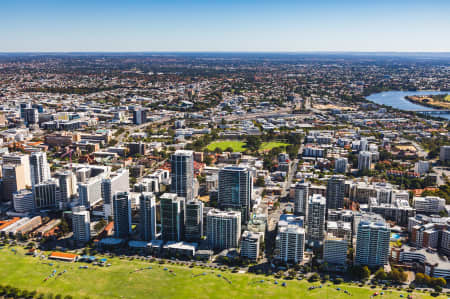 Aerial Image of EAST PERTH