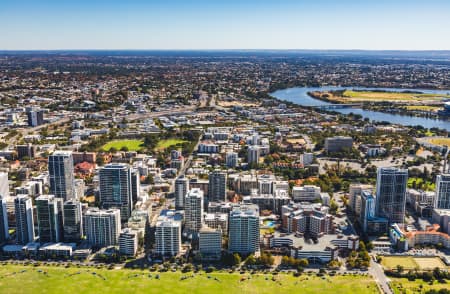 Aerial Image of EAST PERTH