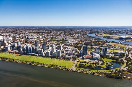 Aerial Image of EAST PERTH