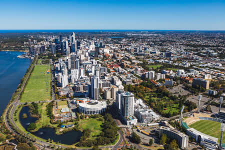 Aerial Image of EAST PERTH