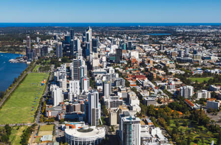 Aerial Image of EAST PERTH