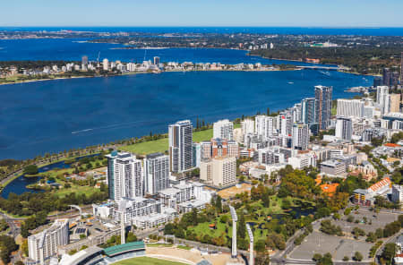 Aerial Image of EAST PERTH