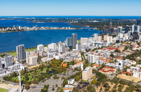 Aerial Image of EAST PERTH