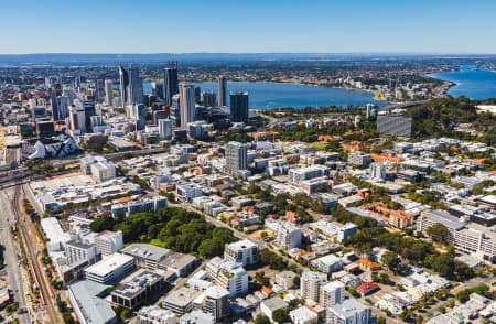Aerial Image of WEST PERTH