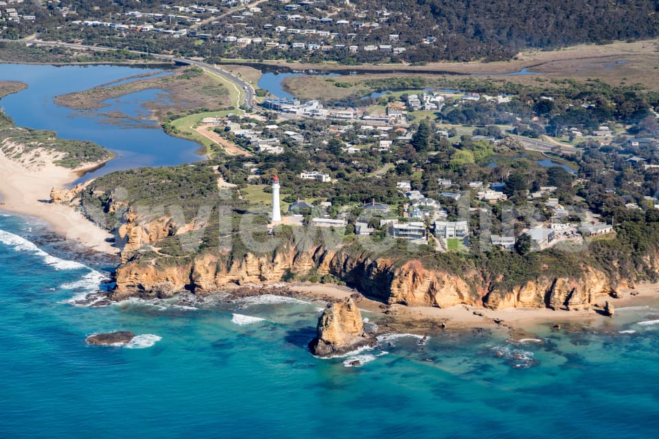 Aerial Image of Spit Point Aireys Inlet