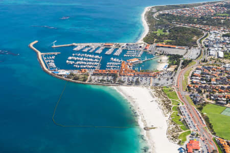 Aerial Image of HILLARYS MARINA
