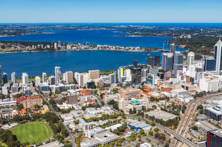 Aerial Image of EAST PERTH