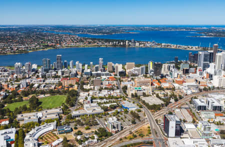 Aerial Image of EAST PERTH