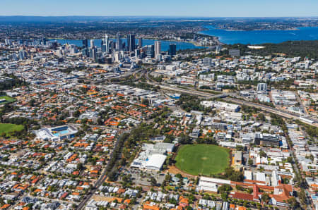 Aerial Image of NORTH PERTH