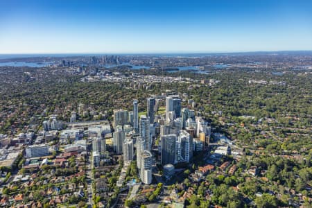 Aerial Image of CHATSWOOD CBD