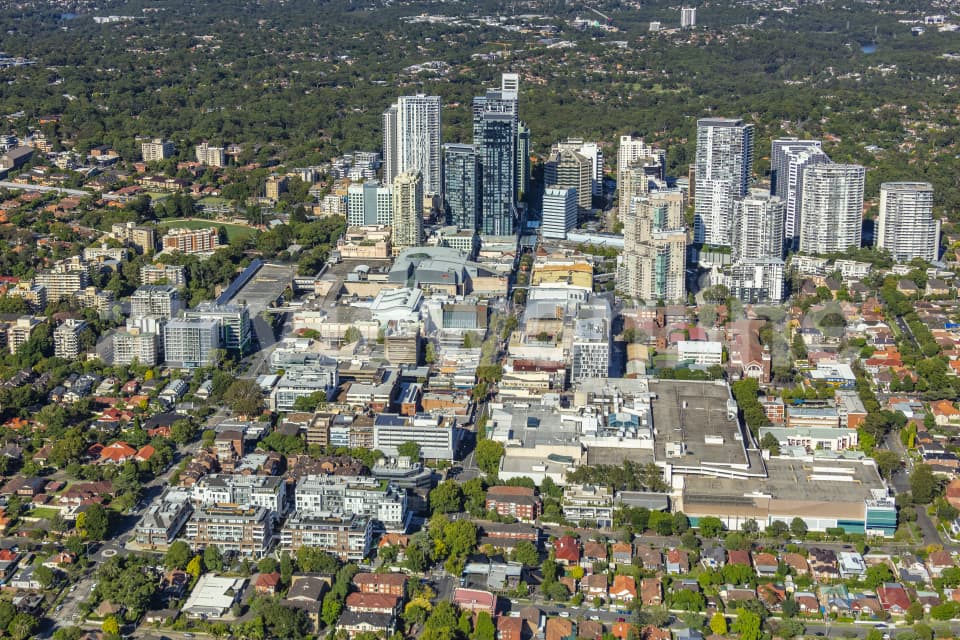 Aerial Image of Chatswood CBD