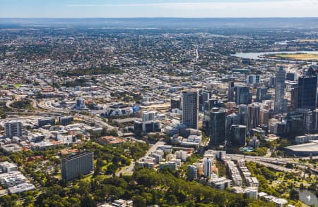 Aerial Image of WEST PERTH
