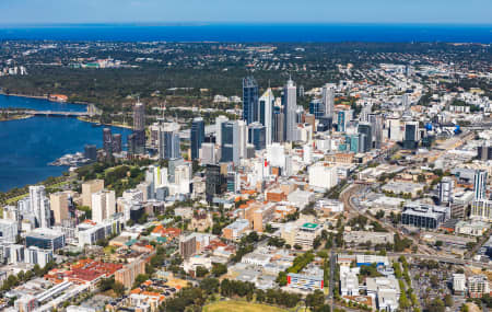 Aerial Image of EAST PERTH