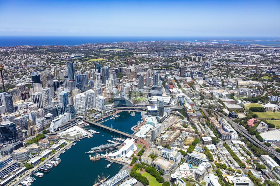 Aerial Image of Darling Harbour and Pyrmont