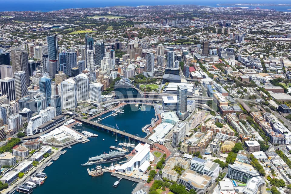 Aerial Image of Darling Harbour and Pyrmont