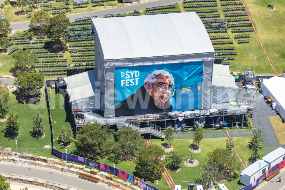 Aerial Image of Sydney Fest 2021