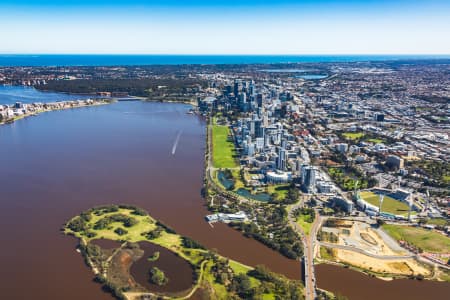 Aerial Image of EAST PERTH