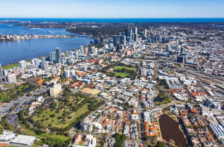 Aerial Image of EAST PERTH