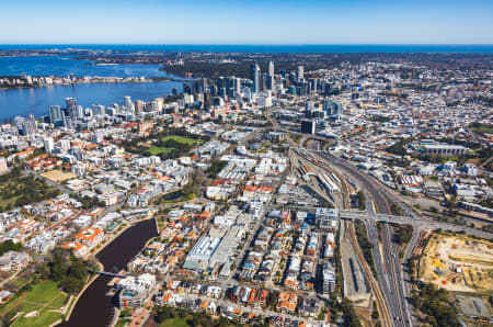Aerial Image of EAST PERTH