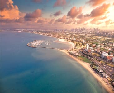 Aerial Image of ST KILDA