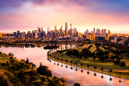 Aerial Image of ALBERT PARK