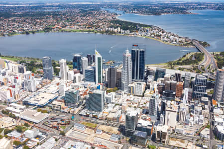 Aerial Image of PERTH CBD