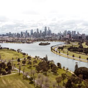 Aerial Image of ALBERT PARK