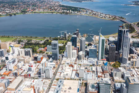 Aerial Image of PERTH CBD