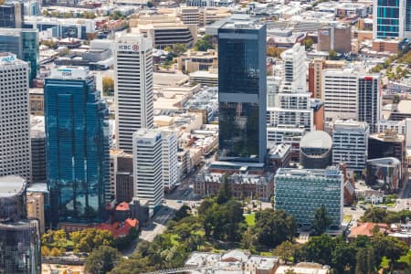 Aerial Image of PERTH CBD