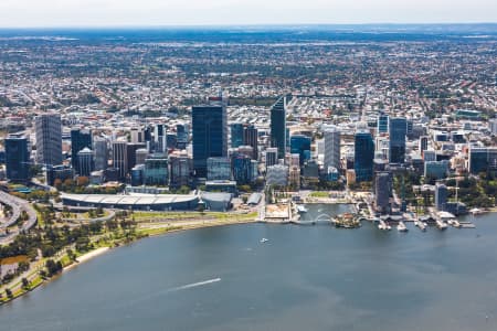 Aerial Image of PERTH CBD