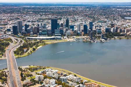 Aerial Image of PERTH CBD